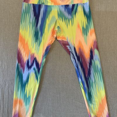 4XL Soundwave leggings, great condition, wide banded, bright and fun